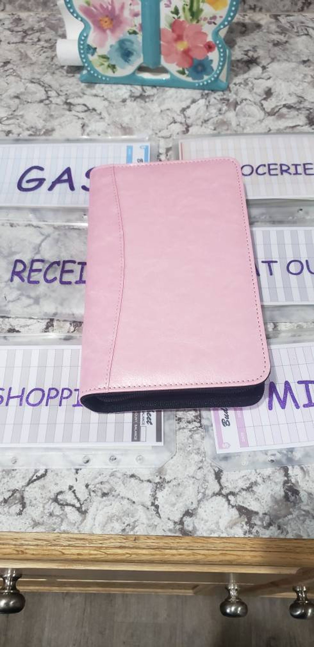 Zipped Pink A6 Budget Binder Etsy