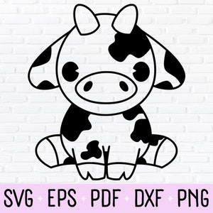 Strawberry Cow Svg,love Cow Svg,cow With Horns Svg, Milk Cow