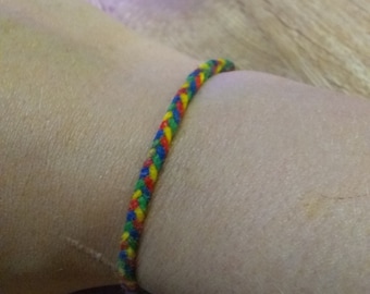 Autism Awareness adjustable Braided friendship bracelets