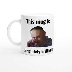 The Great Pottery Throwdown - crying Keith Brymer Jones - can be personalised - tv show gift, fan mug.