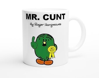 SPOOF MR MEN - Mr Cunt! We all know one.. funny, spoof gift for your favourite cunt - dad, boyfriend, partner, friend x