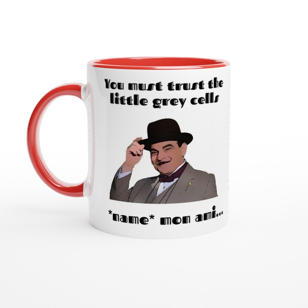 HERCULE POIROT Perfect Gift for Lovers of Agatha Christie, Crime Lovers,  Customisable, Add a Name and Make It Unique! Mon Ami. - Etsy