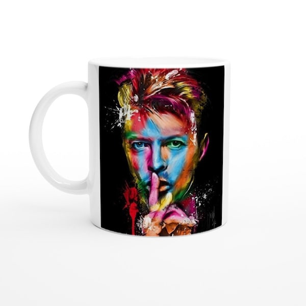 DAVID BOWIE- Pop icon, Colourful art  -   perfect for any Bowie fan - fan gift - gift for him/her x.