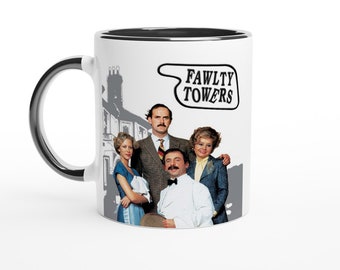 FAWLTY TOWERS! Classic sitcom, humour, comedy, BASIL! All the favourite characters.  Great gift for Fatty Owls fans! x