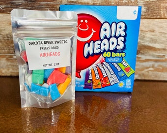 5 oz Bag Freeze Dried Airhead Mystery Taffy White Mystery Flavor Air Heads Astronaut Candy Freeze Dried Candy