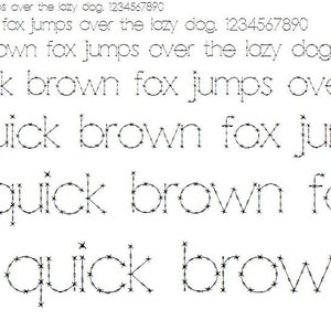 Barbed Wire Font TTF Procreate bloody Rustic TTF Windows Mac compatible true type font Cricut Design Space Silhouette Adobe