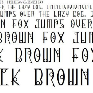 Fancy Printed True Type Font TTF | Procreate Font| Cricut Font | Canva Font | Eery cool manga comic anime style font