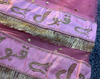Pink Nikkah Dupatta, Qabool Hai, Bridal Dupatta, shaadi, Pakistani wedding, Muslim, traditional, Dulhan, gold embroidery