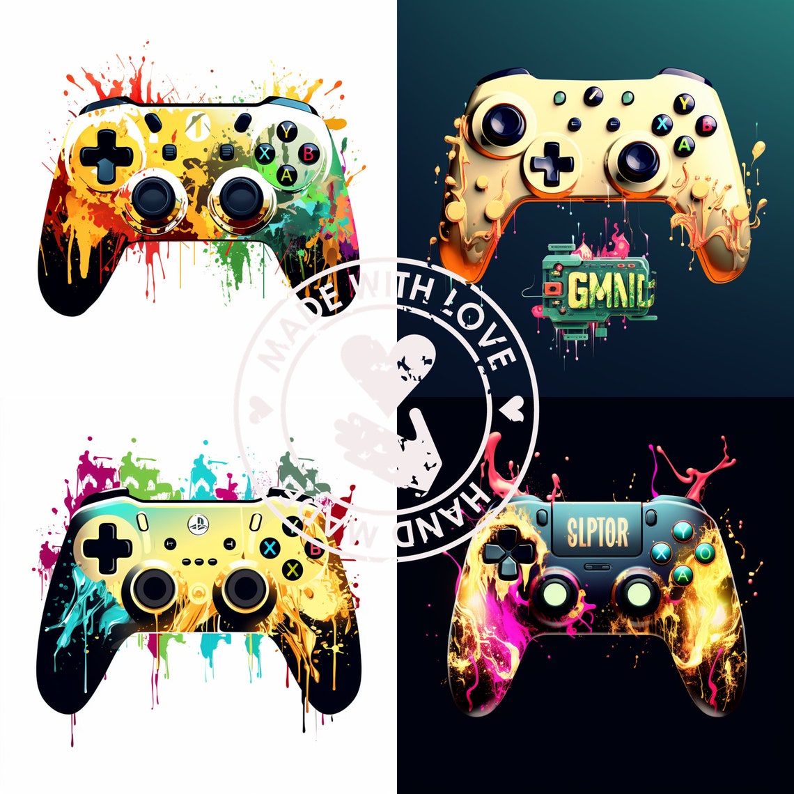 Game Controller Clipart Game Controller Png Gamer Png Gamer - Etsy