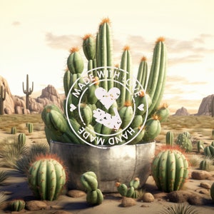 Cactus Clipart - 10 High Quality JPGs - Digital Downloads - Card Making, Mixed Media, Digital Paper Craft