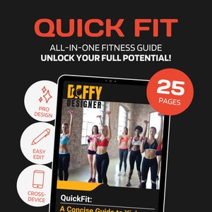 Ebook Fitness I Nutrition Coach I Fitness Ebook Template I Workout Personal Training I Gym Packet I Workout Guide