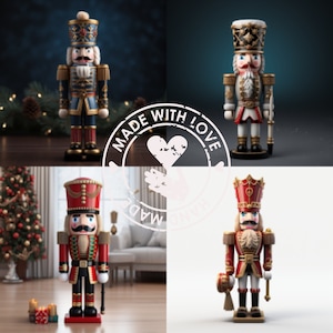 Christmas Nutcracker , winters Nutcracker , high quality 8k HD white back ground