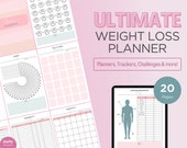 Custom Weight Loss Planner: Smart Goal and Fitness Journal
