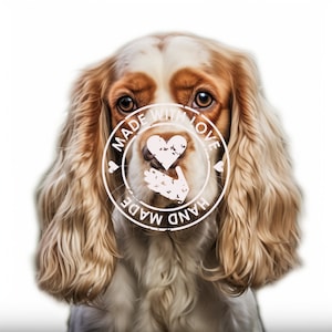 American Cocker Spaniel Spaniel Clipart - 11 High Quality JPGs - Digital Download - Card Making, Clip Art, Digital Paper Craft