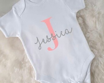 Personalised baby vest