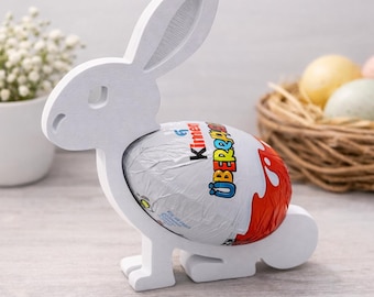 3D printed Kinder Surprise egg bunny holder