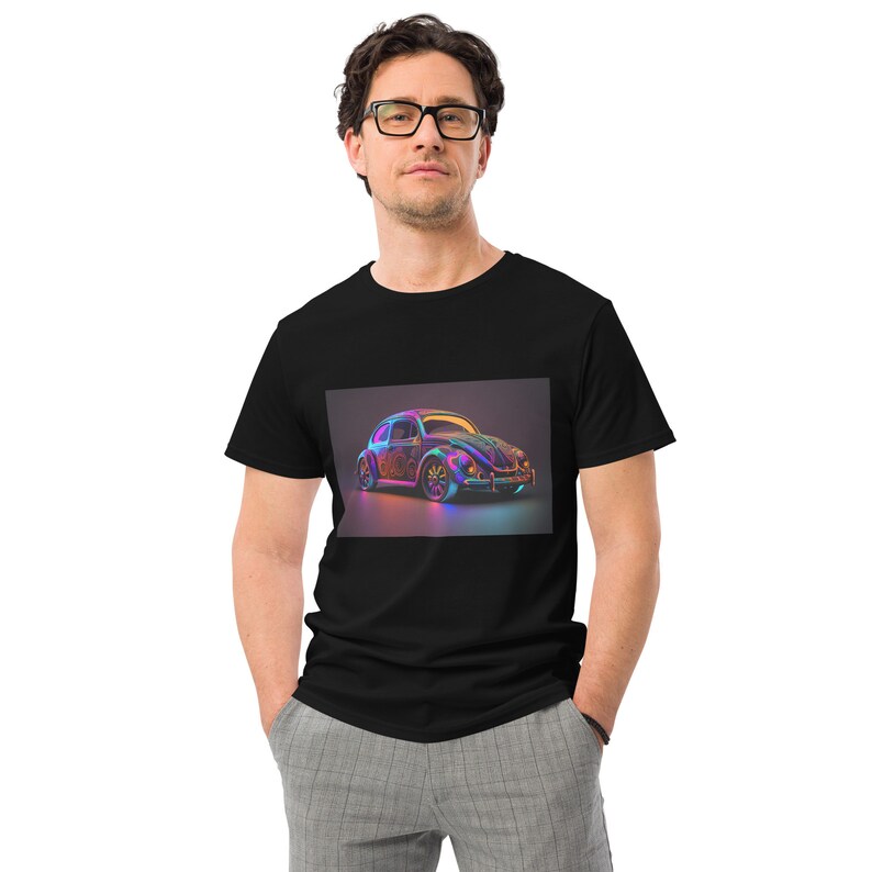 T Shirt, VW Beetle Men's Premium Cotton T-shirt - Etsy