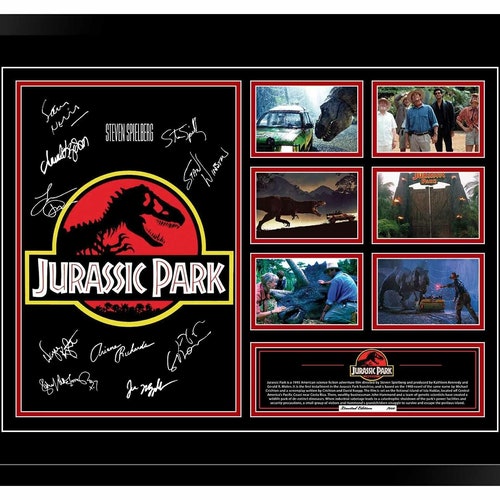 Jurassic Park Signed Limited Edition Framed Memorabilia Etsy
