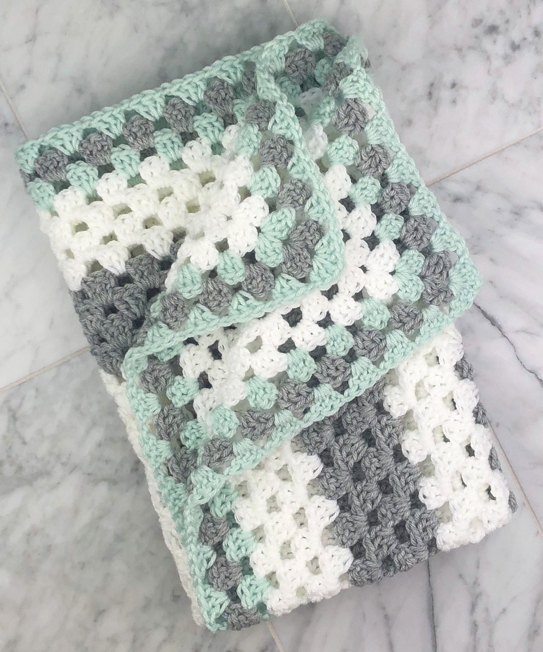 Handmade Baby Blanket Crochet Baby Blanket Baby Boy Blanket Etsy