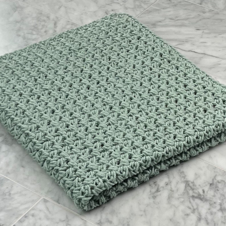 Handmade Baby Blanket Crochet Baby Blanket Sage Green Baby Etsy