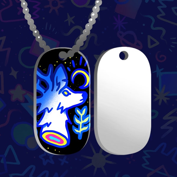 Made-To-Order Dogtags #0005: Deer Head