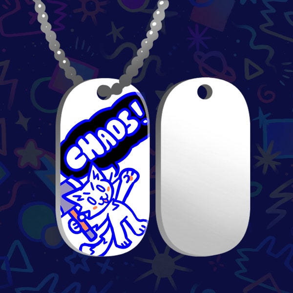 Made-To-Order Dogtags #0050: Chaos Cat