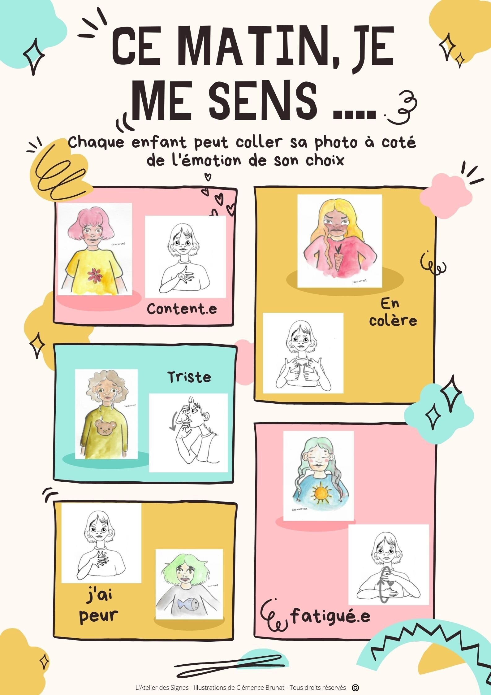 Affiche Langue Des Signes Bébés