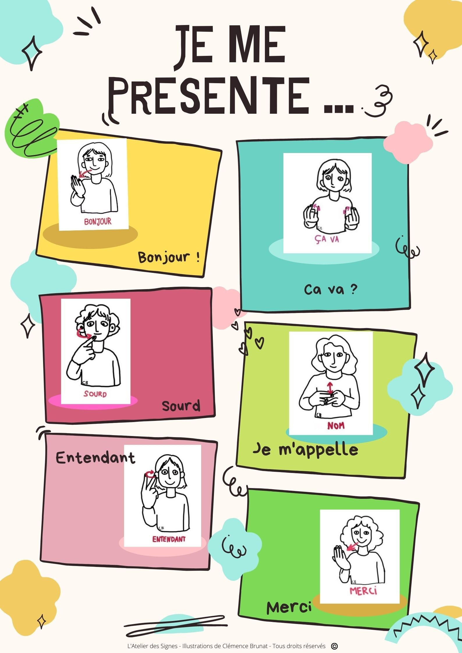 Affiche Langue Des Signes Bébés