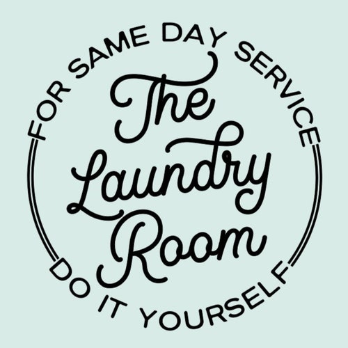 The Laundry Room Vinyl Decal Style 2 Door Decal Vinyl Wall - Etsy