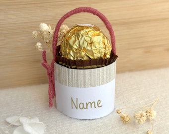 Tischdekoration | Gastgeschenk | Ferrero Rocher |  Personalisierte Geschenk