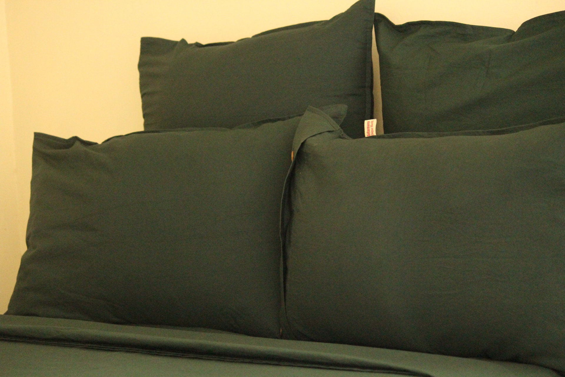 Linen 100 Dark Olive Green Duvet Cover Comforter Duvet Cover Etsy