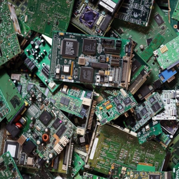 Small Electronics & Printed Circuit Board Recycling, located in Georgia, USA Restoration Computer Tech PCB Sustainable Recycling Service