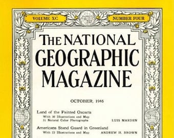 Original 1946 National Geographic Magazine | Palestine Today | Pre-State Israel