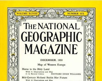 December 1950 National Geographic Magazine | Home to the Holy Land | Israel's First Years | Immigrants to Israel | Ingathering of the Exiles
