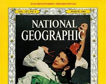 Original 1965 National Geographic Magazine | Israel - Land of Promise | Beautiful Photographs | Fantastic Article