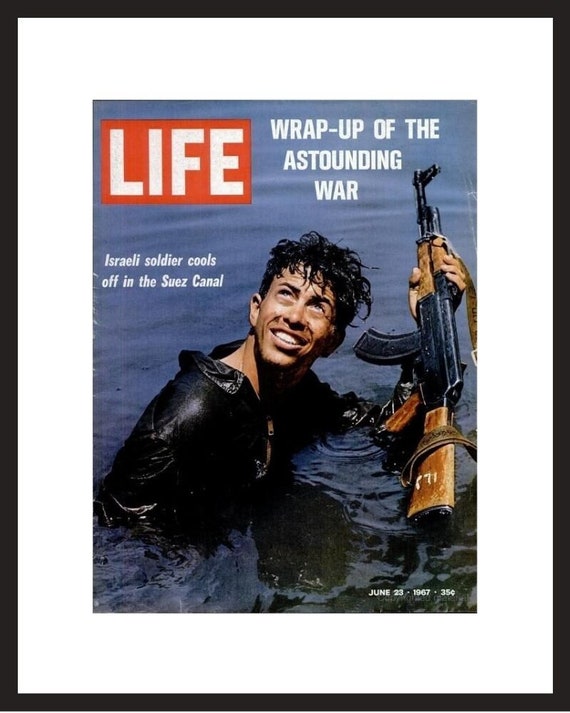 1967 Framed Original LIFE Magazine Cover | Six-day War Edition