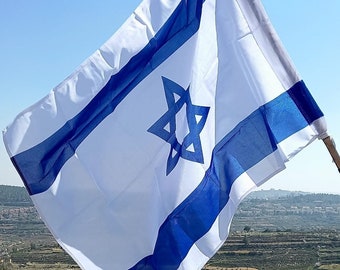 Birthday Flag - Israeli Made Flag Flown in Israel on Your Special Date | Choose Any Date for Flying - Birthday, Anniversary, Historical Date