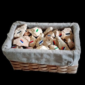 Miniature Israel Trail Rocks - Set of 3 Authentic Stones from Israel