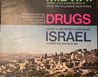 LOOK Magazine  | August 8, 1967 | Israel After the 6-Day War | Too Young to Die