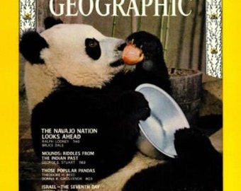 Original December 1972 National Geographic Magazine | Israel's 7th Day - Post-1967 Israel