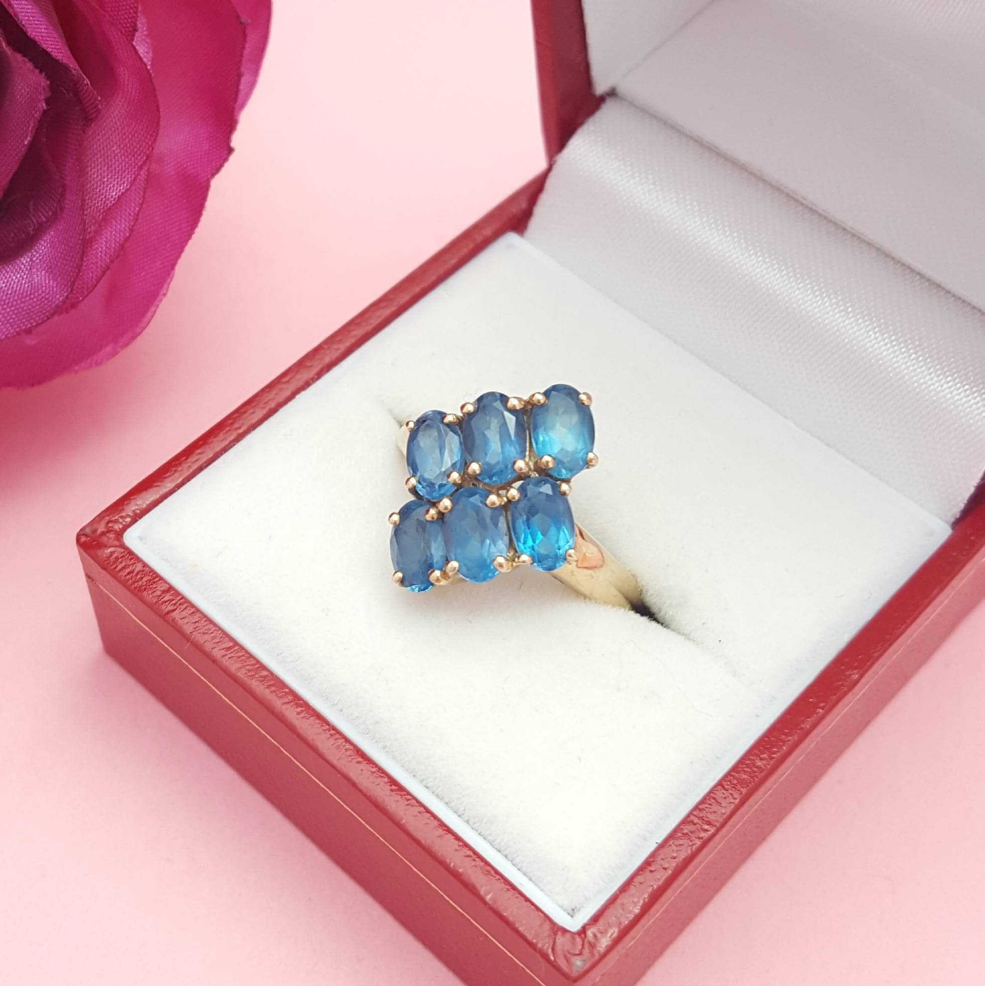 Qvc store topaz rings