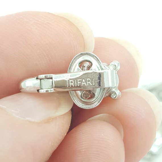TRIFARI Rhinestone Teardrop Clip on Earrings | Vi… - image 5