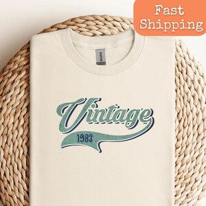 1983 Vintage shirt, Vintage t-shirts for men and women, Born in 1983, Made in 1983 shirt, 41st birthday shirt gift idea, awesome since 1983