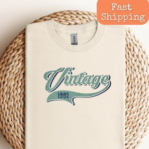 1992 Vintage shirt, Vintage t-shirts for men and women, Born in 1992, Made in 1992 shirt, 32nd birthday shirt gift idea, awesome since 1992