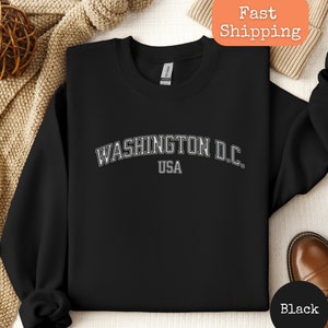Washington dc District of Columbia Sweatshirt, Washington dc TShirts, Washington Crewneck, Dc Lover Gift, Washington dc souvenir tshirts