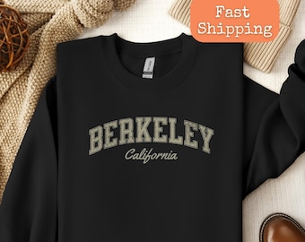 Berkeley California Sweatshirt, Berkeley Sweatshirt, Berkeley tee, California Sweatshirt, Cal Student Hoodie, Cal Sweatshirt, Unisex Hoodie