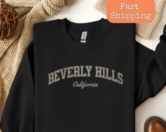 Beverly Hills Sweatshirt, Los Angeles Shirt, Vintage California Shirt, California souvenir shirt, Los Angeles T-shirt, Beverly Hills shirt