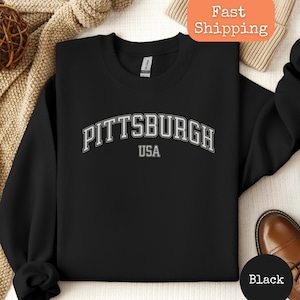 Sweat Pittsburgh Pennsylvanie, chemise Pittsburgh, chemise Pennsylvanie, sweat Pittsburgh, sweat maison, cadeau pull Pittsburgh