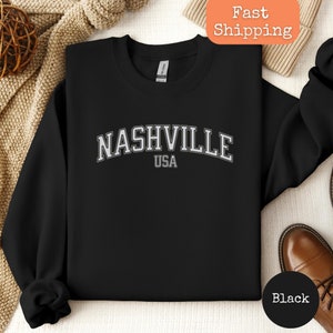 Nashville Tennessee Sweatshirt, Nashville Sweatshirt, Nashville Clothing, Tennessee Clothing, Nashville bachelorette shirt, Nashville gift