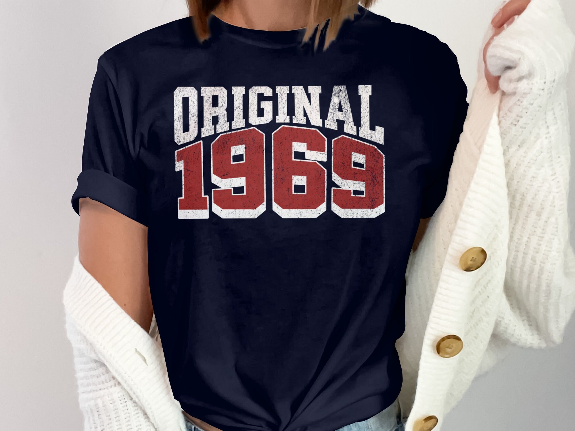 Ultrabasic Uomo Maglietta Original Teile 1969 – Original Parts 1969 – 55 Anni Idea Regalo 55° Compleanno T-Shirt Anniversario Stampa Grafica Vintage Anno 1969 novità
